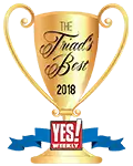 The Triad’s Best Roofing Companies, awarded by YES! Weekly