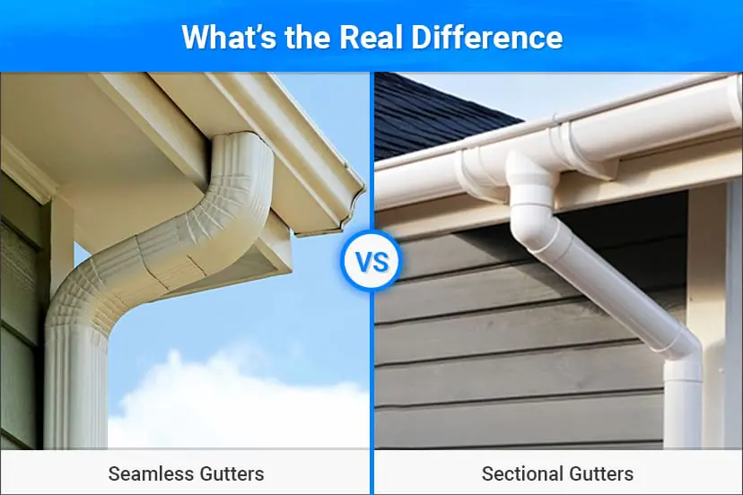 Seamless Gutters vs. Sectional Gutters – What’s the Real Difference?