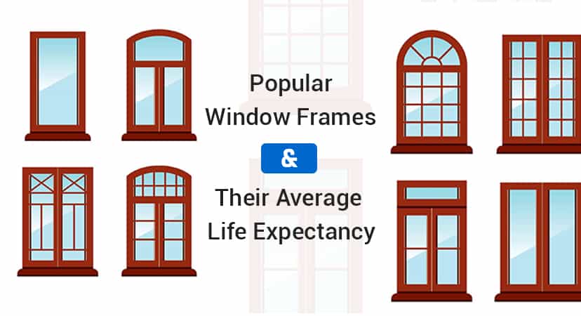 Popular Window Frames and Their Average Life Expectancy
